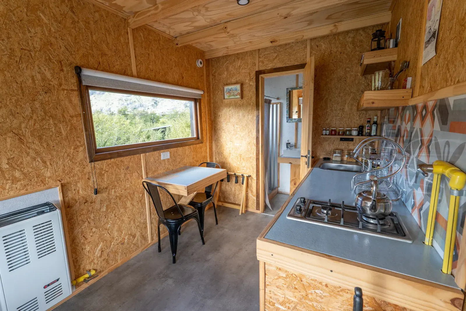 La cocina de la casa, con su ventana